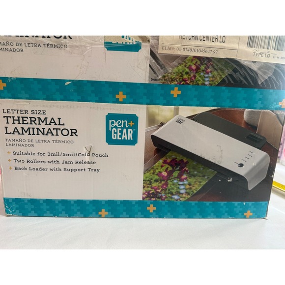 Pen+Gear Other - Used 2 of Pen+Gear Letter S Thermal Laminator White L411-A Hot Cold Jam Release